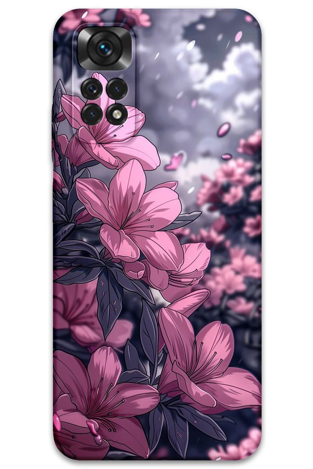 Xiaomi Redmi Note 11 Pro 5g Compatible Flower Pattern Phone Case + Screen Protector - 5796