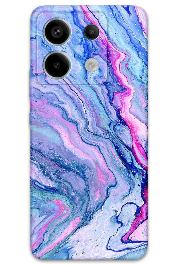 Poco M6 Pro Compatible Marble Pattern Phone Case + Screen Protector - 5816