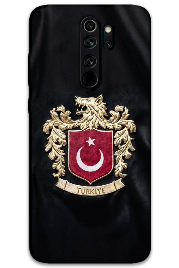Xiaomi Redmi Note 8 Pro Compatible Turkish Patterned Phone Case + Screen Protector - 5855
