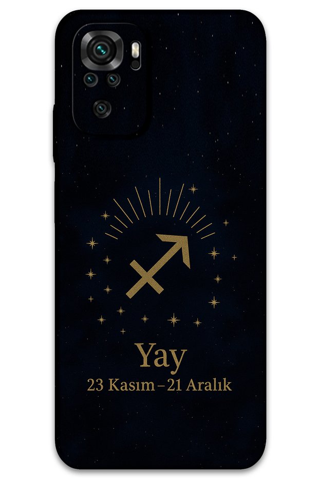 حافظة هاتف متوافقة مع Xiaomi Redmi Note 10 مع نمط القوس + واقي شاشة - 5776