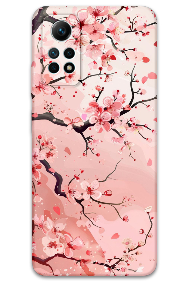 Xiaomi Redmi Note 12 Pro 4g Compatible Flower Pattern Phone Case + Screen Protector - 5805