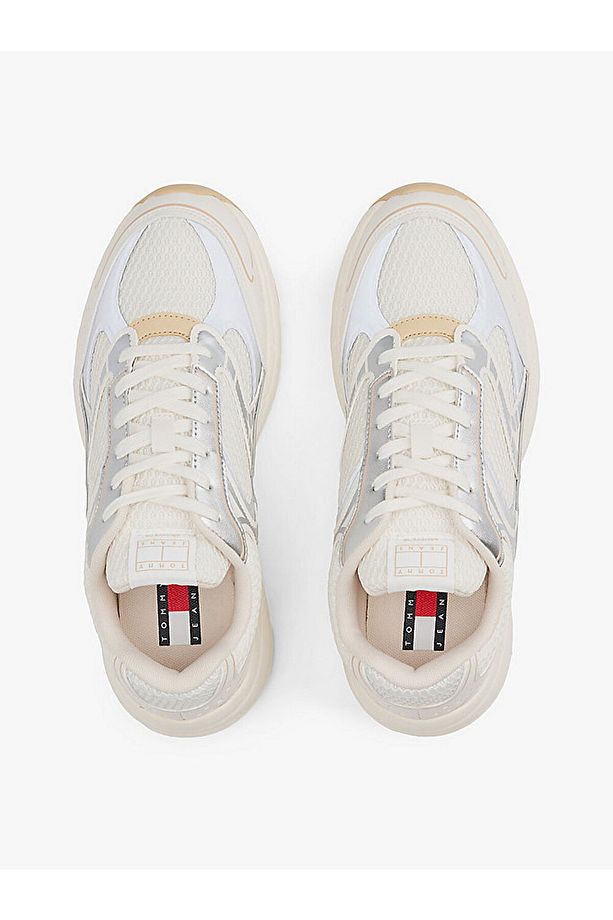Mixed Texture Archive Runner Trainers - 3