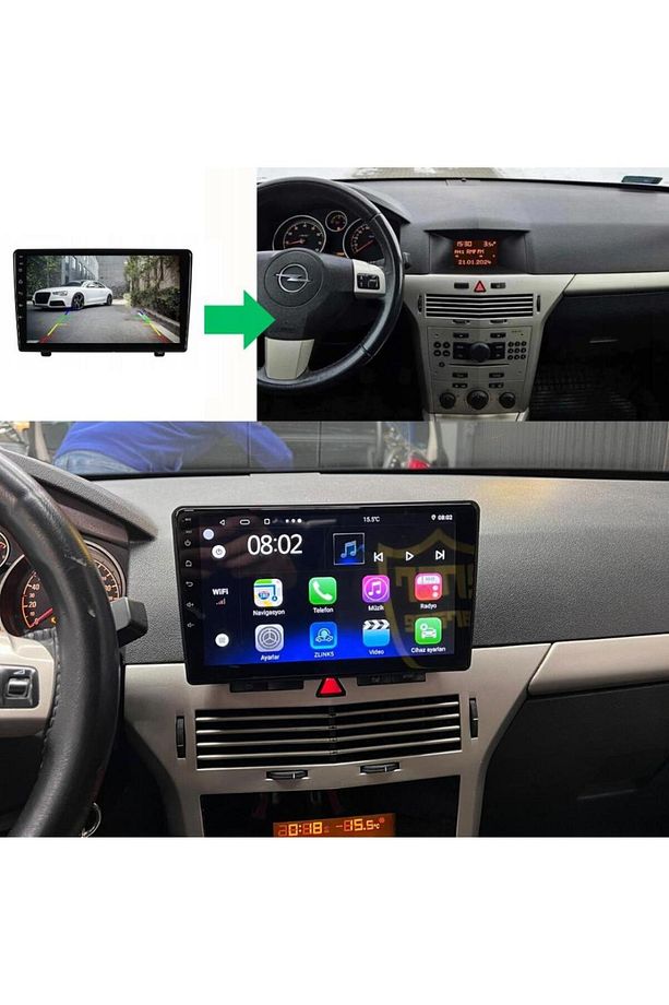 Opel Astra H Android GPS Carplay 2+32 GB Multimedya Teyp (2004-2014) - 1