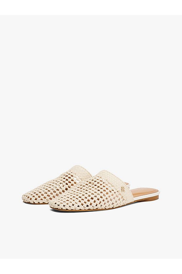 The Runway Collection TH Monogram Crochet Mules - 3