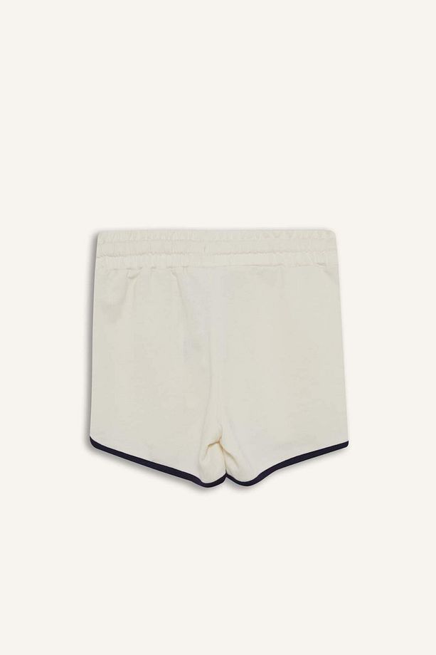 Kız Çocuk Beli Lastikli Basic Düz Şort B5164A825HS - 3