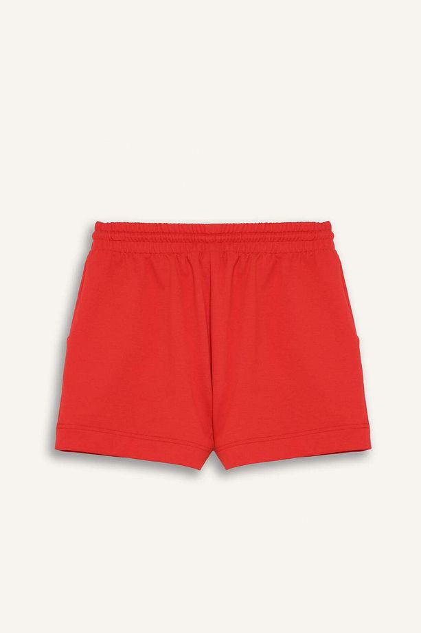 DeFactoFit Standart Fit Sporcu Kısa Paça Basic Düz Kırmızı Şort Z6696AZ25SM - 3
