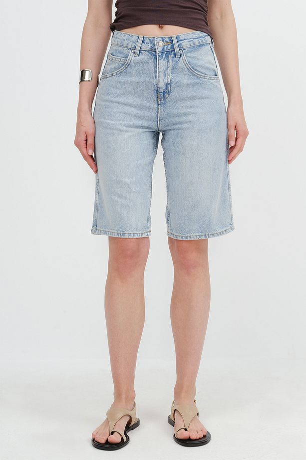 Bermuda Denim Şort Ş8718-PNF - 5
