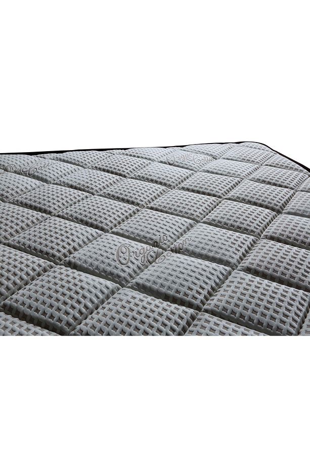 Naturel Visco Torba Yaylı Organik Kumaş Ultra Ortopedik Tek Kişilik Çift Kişilik Yatak - 1