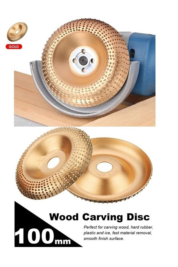 AHŞAP AGAC TÖRPÜ EĞE DİSK ŞEKİLLENDİRME 115 MM AVUC TAŞLAMA UYUMLU EGE OYMA AHŞAP KESİCİ KESME DİSK - 1