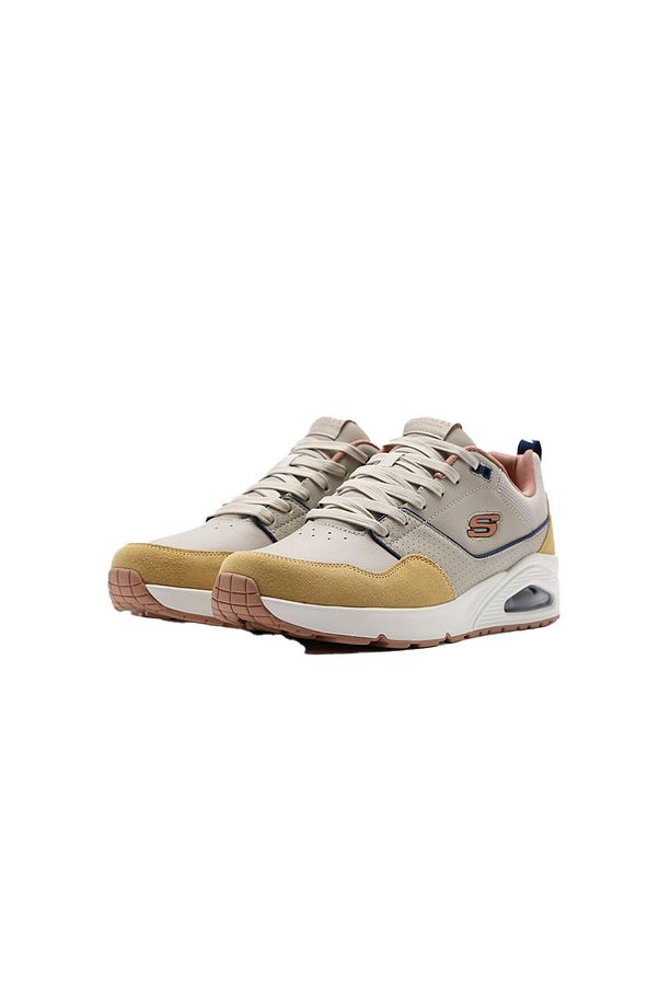 Uno - Retro One Erkek Bej Sneakers - 2