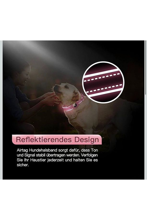 Yüksek Kalite, Reflektörlü köpek tasması - 3