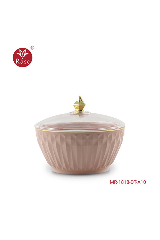 Mr-1818-وعاء دائري روز ( 7*14)سم