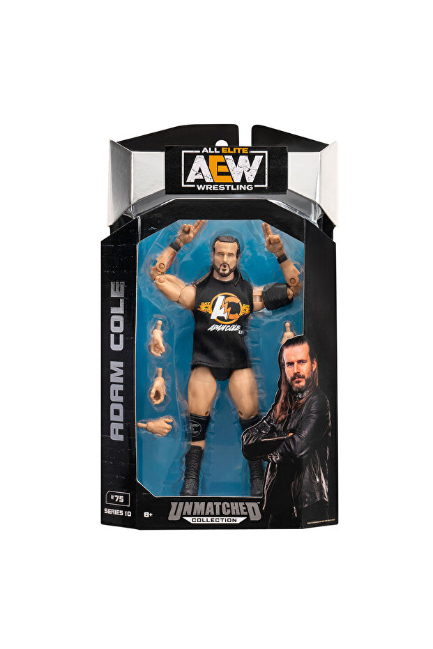 Jazwares Aew Characters Model Action Figures S10 Adam Cole 75 - 5