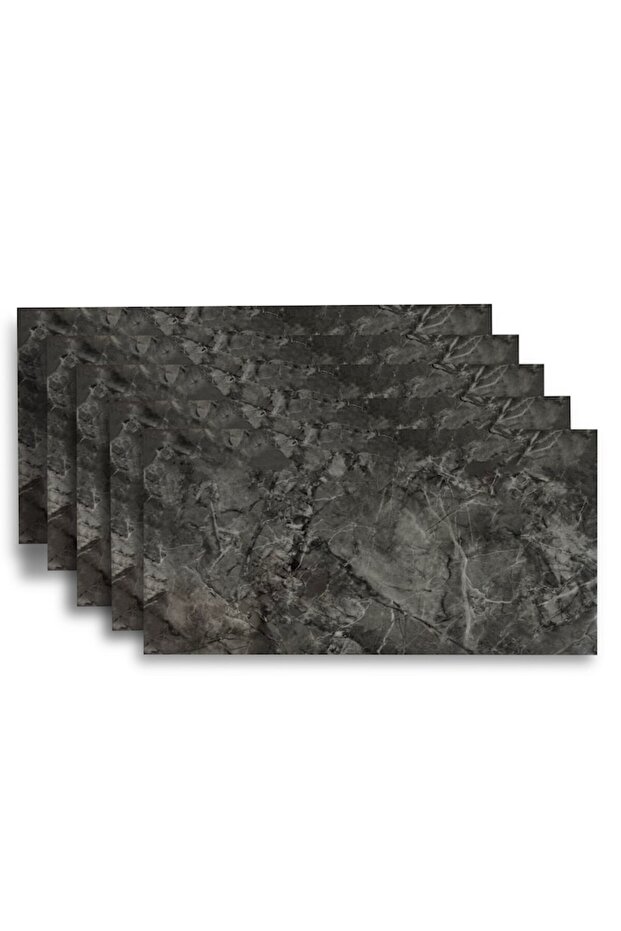 Set of 220 x HOZRO self-adhesive marble imitation tiles, abstract pattern for walls - 2