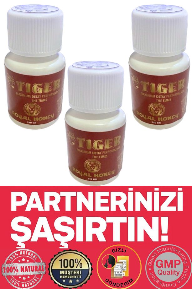 Tiger Vip Kapsül 3 x 30 'Lu Avantaj Paket Bitkisel Extra Performa,ns Extra Sertlestırcı , Extra Gecı - 5