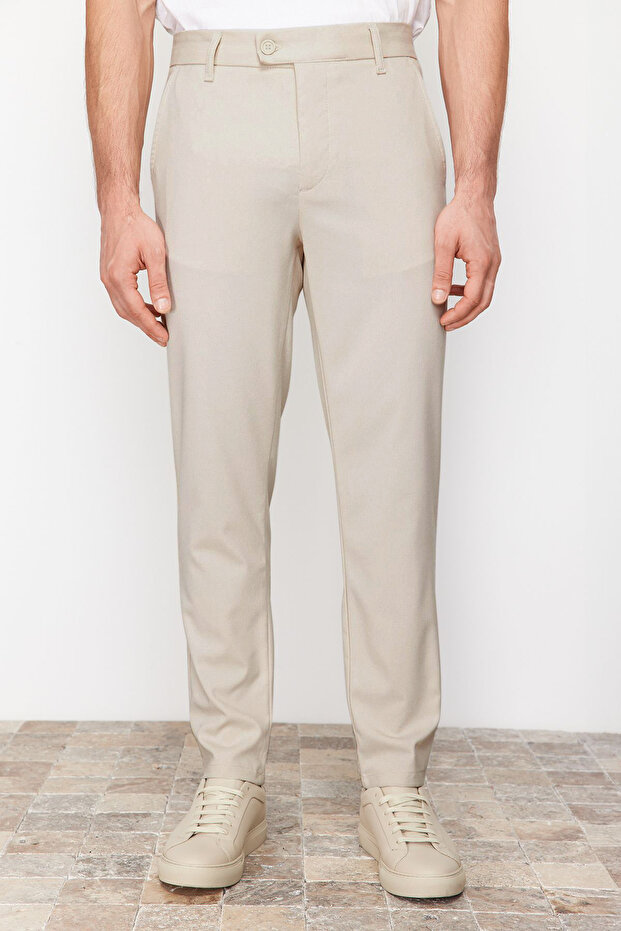 Taş Slim Fit İtalyan Kesim Chino Kumaş Pantolon TMNAW23PL00034 - 2