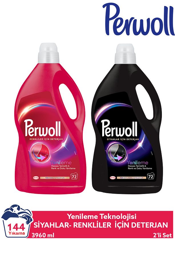 Sıvı Çamaşır Deterjanı Siyahlar Sıvı Çamaşır Deterjanı Renkliler 3950 ml 2'li Set - 1