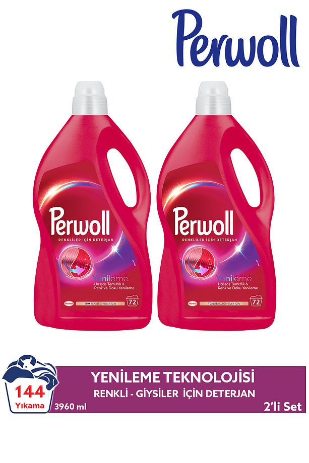 Renkliler İçin Sıvı Deterjan 3.950 ml x2 – Canlı Renk Koruma ve Derin Temizlik - 1