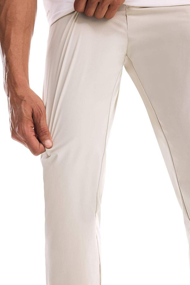 DeFactoFit Slim Fit Dar Kesim Standart Paça Dokuma Pantolon D9247AX25SP - 5