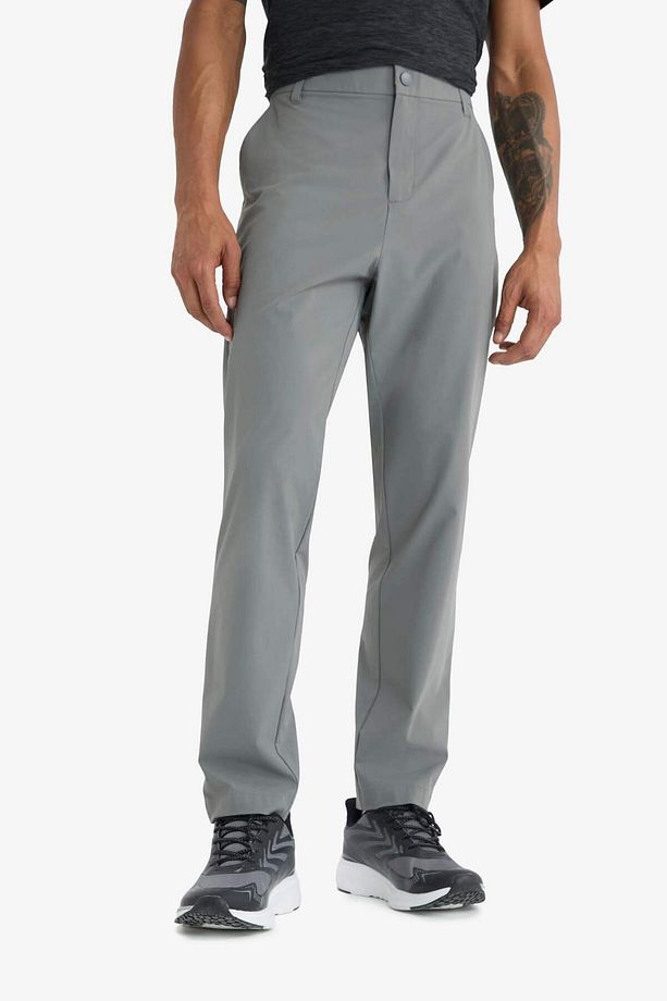 DeFactoFit Slim Fit Dar Kesim Standart Paça Dokuma Pantolon D9247AX25SP - 7