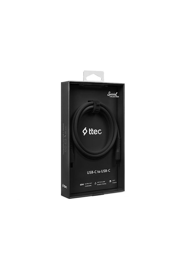 USB-C - USB-C 120cm 60W PD/QC Hızlı Şarj/Data Kablosu - 7
