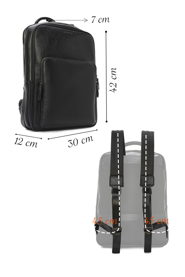 Men's Black Backpack 22Wbd3208Ft - 2