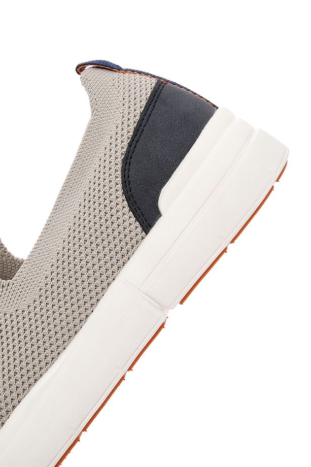 Zero Erkek Bej Kumaş Sneaker 24sfd69376f - 9