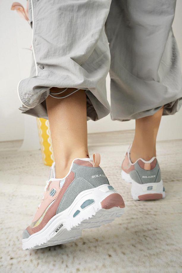 049 Pudra Anatomik Memory Foam Kadın Sneakers - 3