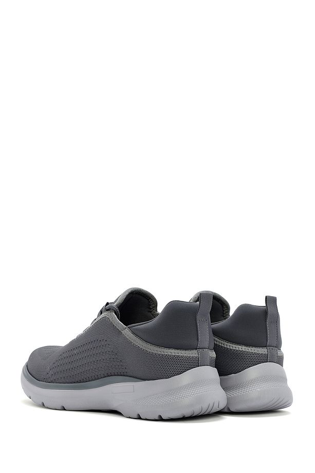Zero Erkek Gri Bağcıklı Kalın Tabanlı Sneaker 24sfd69046f - 5