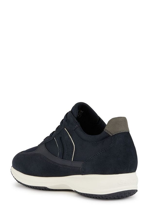 Erkek Lacivert Happy Bağcıklı Süet Deri Sneaker U4562a02011c4002 - 4