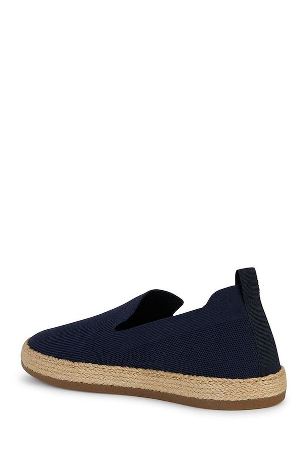 Erkek Lacivert Pantelleria Hasır Tabanlı Espadril U45dwa0006kc4002 - 4
