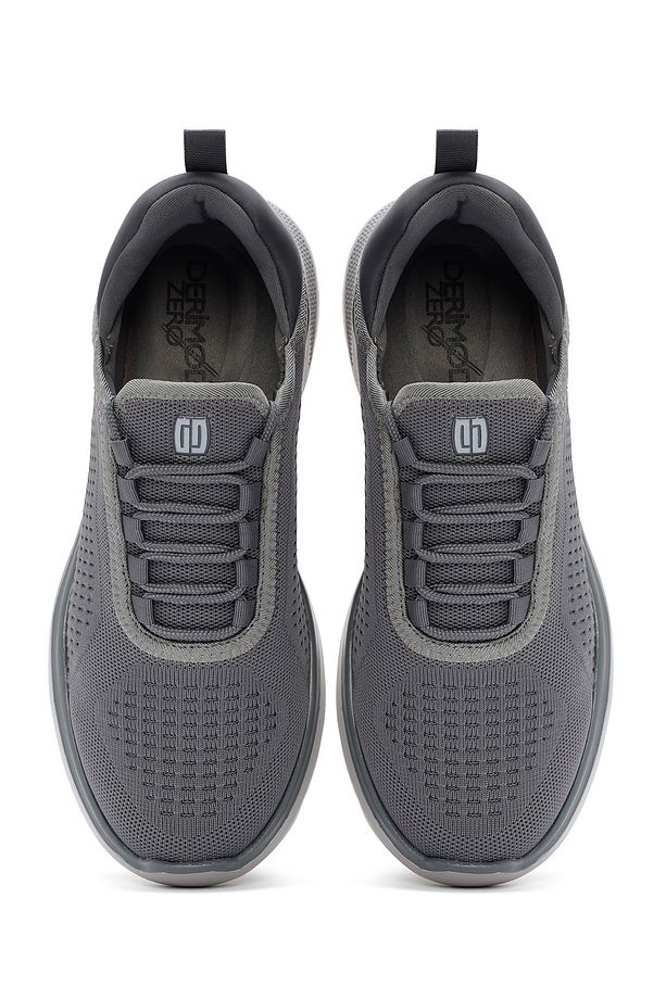 Zero Erkek Gri Bağcıklı Kalın Tabanlı Sneaker 24sfd69046f - 7