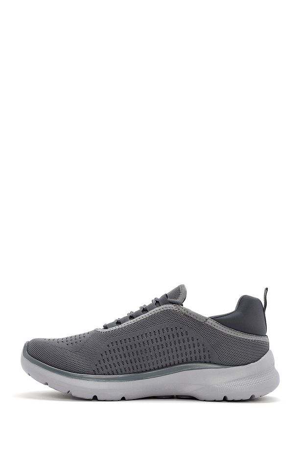 Zero Erkek Gri Bağcıklı Kalın Tabanlı Sneaker 24sfd69046f - 2