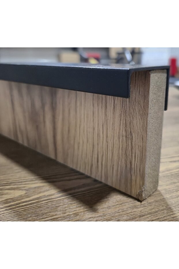 Mobilya Kulpu 150 Mm Mat Siyah Vidalı Kulp Çekmece Kulp Entegre Kulp Dolap Kulp Kapak Kulp - 3