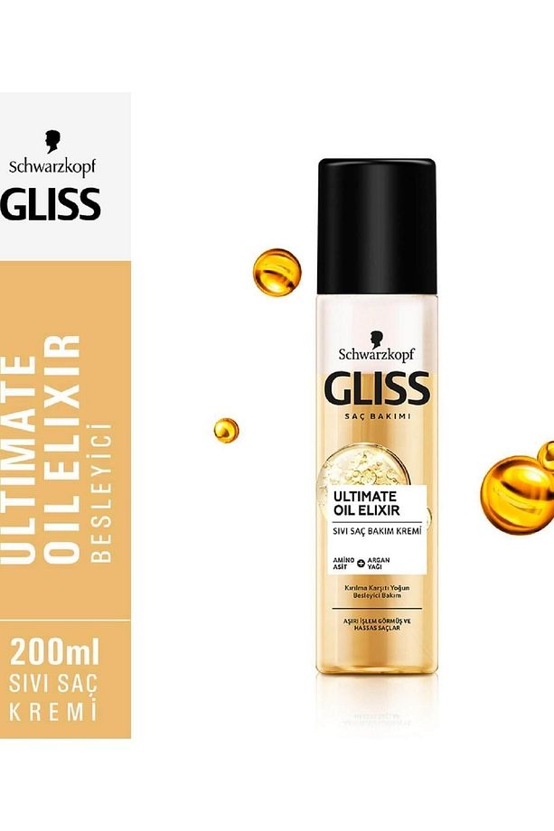 Sıvı Saç Kremi Ultimate Oil Elixir 200  ml - 3
