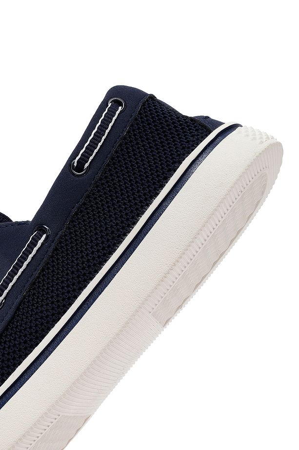 Zero Erkek Lacivert Bağcıklı Kumaş Casual Ayakkabı 25sfd69016f - 8