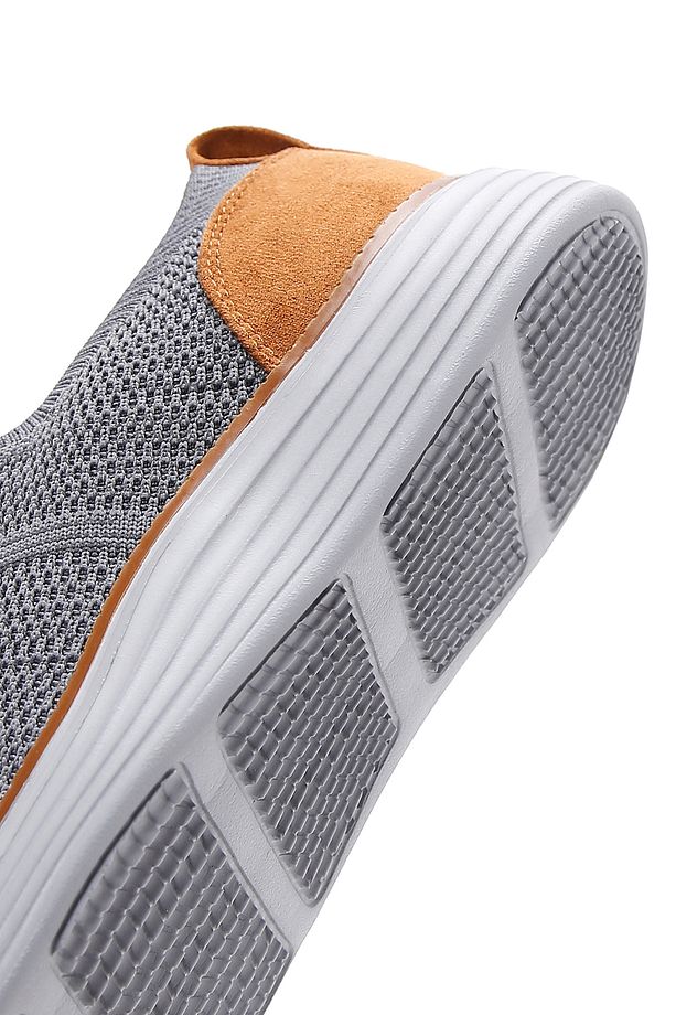 Zero Erkek Gri Kalın Tabanlı Sneaker 25sfd69026f - 8