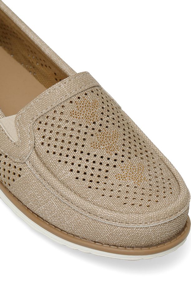 161659.Z4FX Bej Kadın Loafer - 7