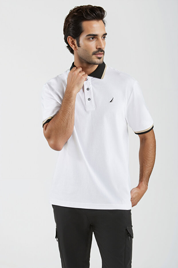 Basic Regular Fit Premium Cotton Logo Polo Shirt