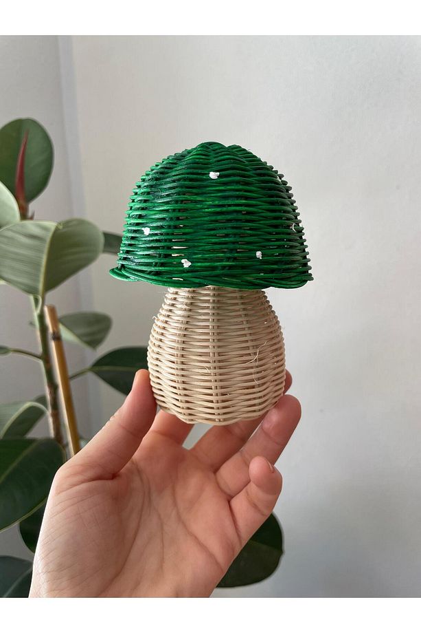RATTAN BAMBU YEŞİL UĞURLU MANTAR - 1