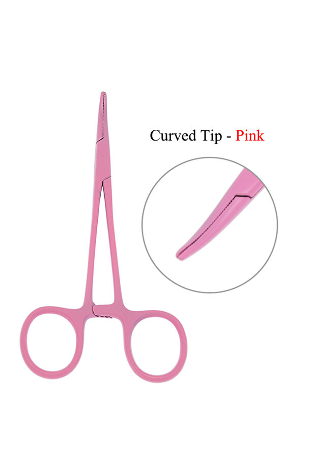 D0001A-12 12.5cm New Animals Straight Curved Trauma Shears Pet Hemostat Forceps Dog Grooming Surgica