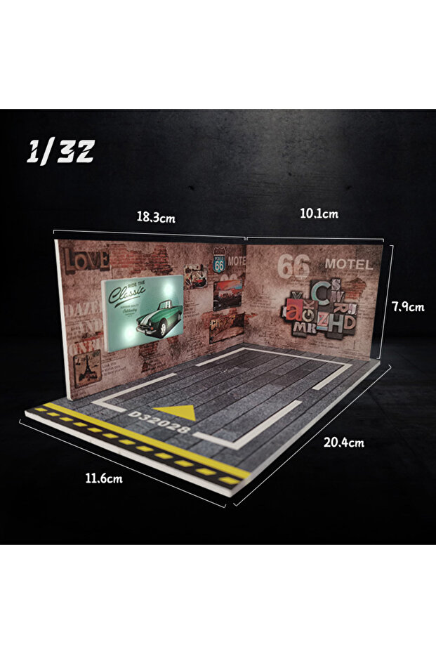 d32028 1/32 1/24 Scale PVC Material with Light Alloy Diecast Car Model Assembly Toy Simulation Under - 1
