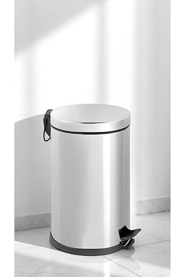 Paslanmaz Pedallı Çöp Kovası 16 Lt - 6