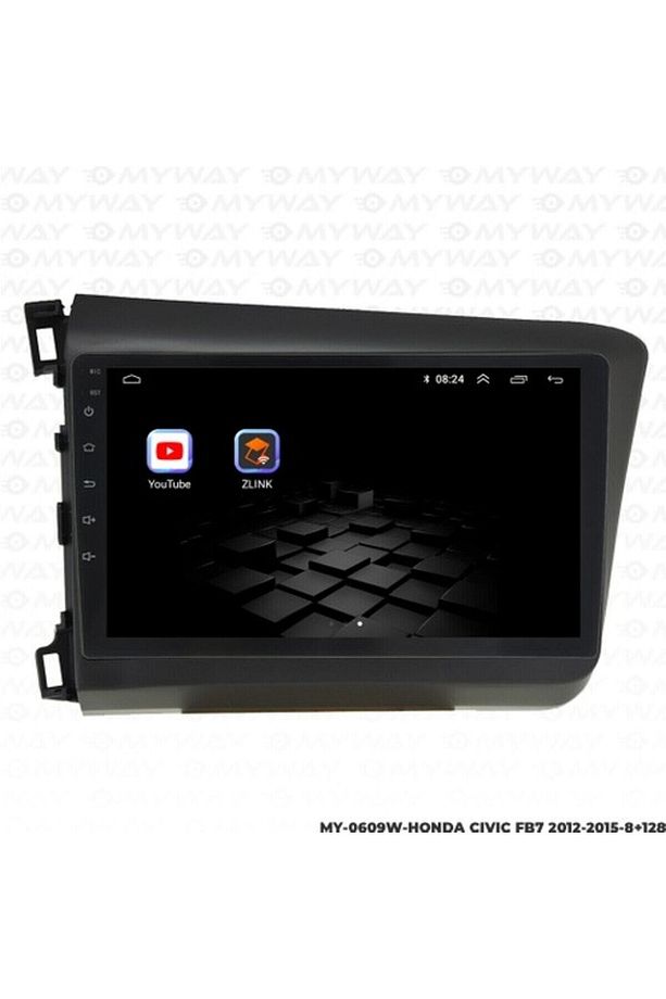 Myway Honda Civic Fb7 Android Multimedya Carplay Navigasyon Ekran - 8gb RAM+128 GB HDD - Myway - 3