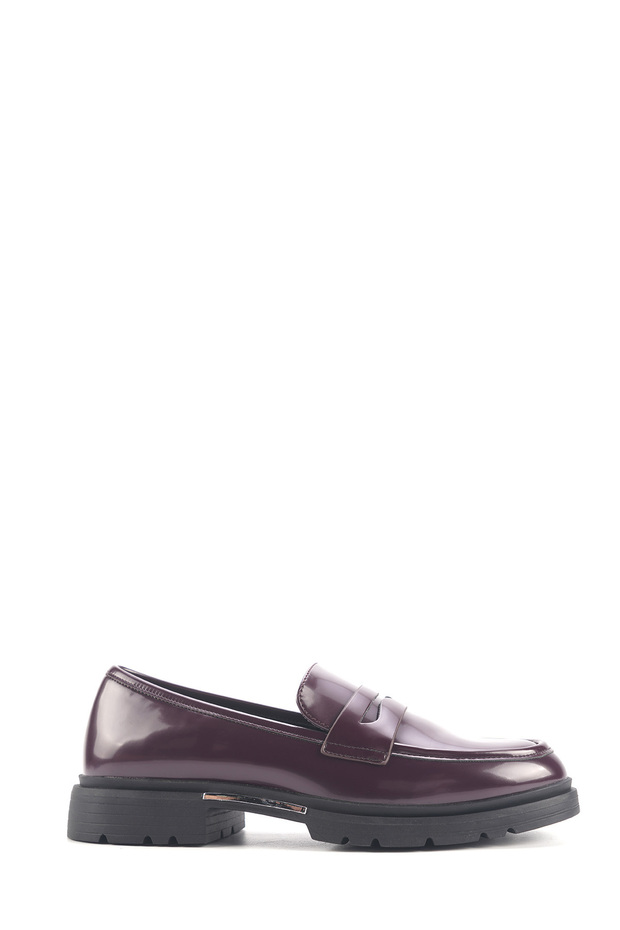 POPUP 4PR Bordo Kadın Loafer - 1