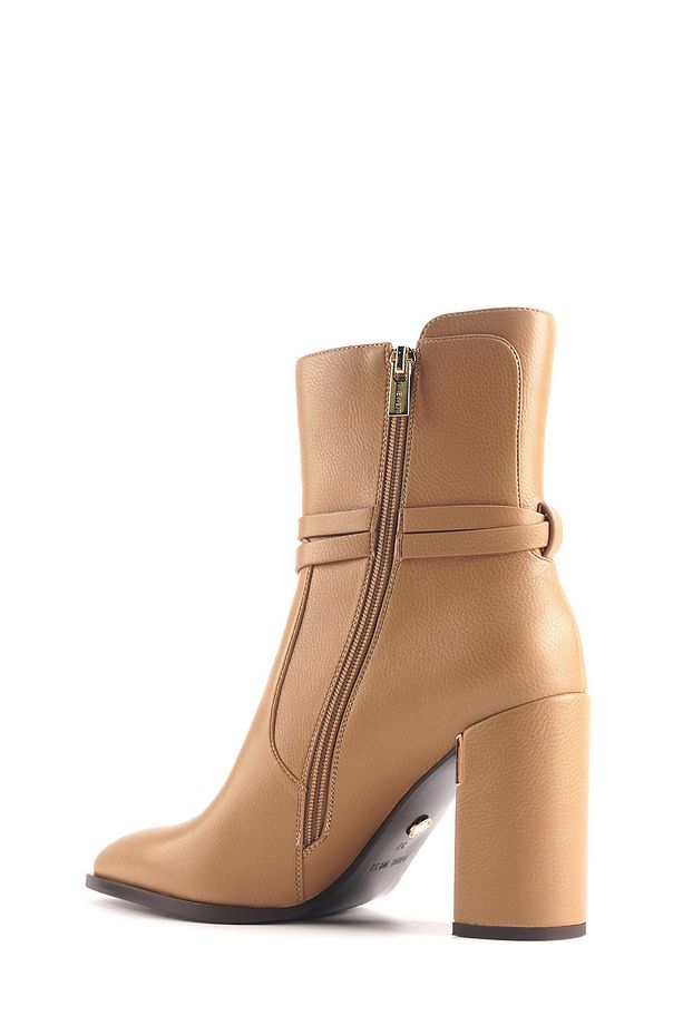 FLEUR 4PR Camel Kadın Topuklu Bot - 3