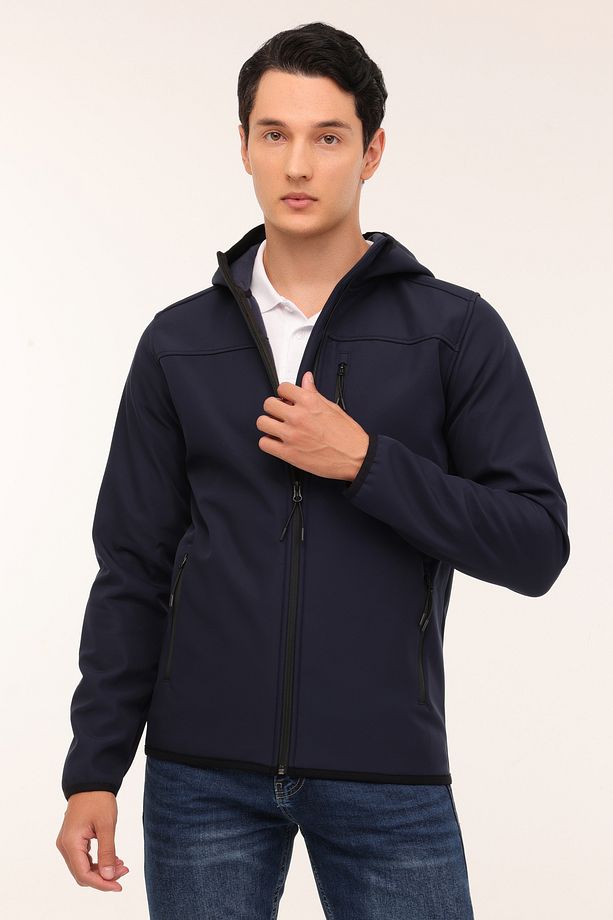 ML BASIC SOFTSHELL 4PR Lacivert Erkek Softshell - 1