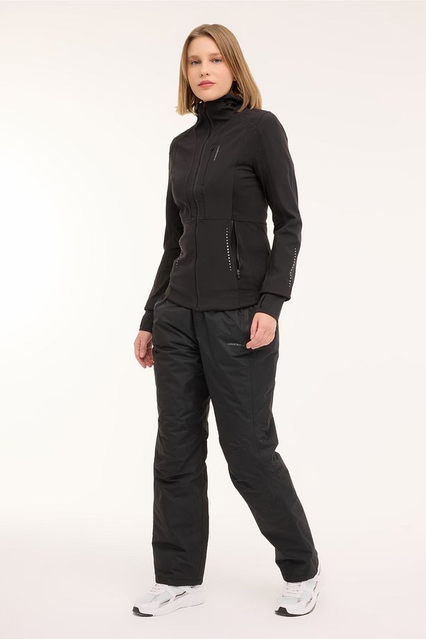 WL ESTER 5GF802 4PR Siyah Kadın Softshell - 6