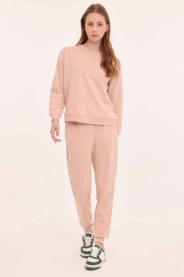 Wb Jogger 22sn86 4pr Gül Kurusu Kadın Eşofman Altı - 3