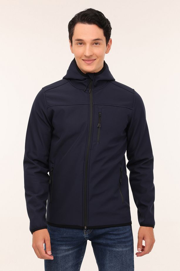 ML BASIC SOFTSHELL 4PR Lacivert Erkek Softshell - 6